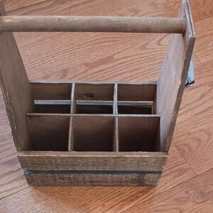 Wooden Caddy with Handle